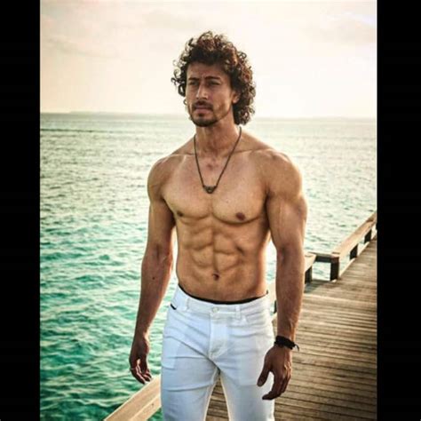 Tiger Shroff Sapped Shirtless During A Vacation