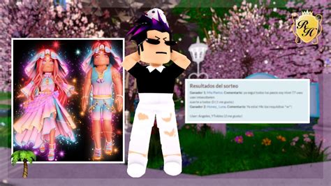 🌊 Resultado Del Sorteo Del Set Verano En Royale High 🌴🥥 Roblox En Español Youtube