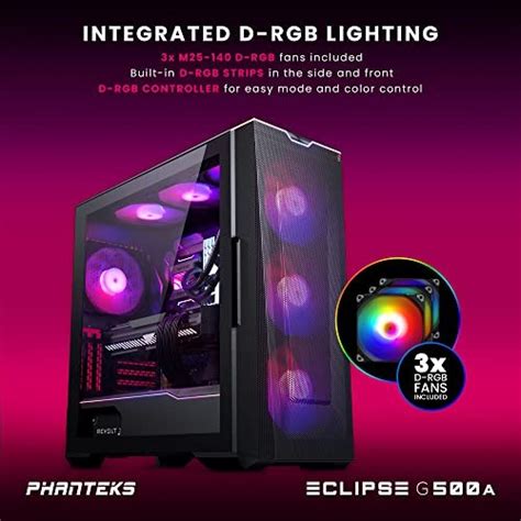 Phanteks Eclipse G500A D-RGB vs Eclipse G500A D-RGB Fanless Edition ...