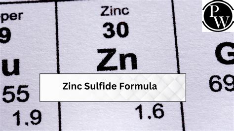 Zinc Sulfide Formula Structure Charge And Properties