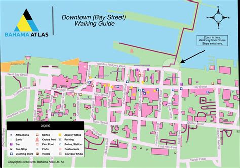 Tourist Map Of Nassau Bahamas - Maps Model Online