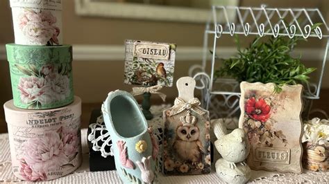 Creating Spring And Summer Shabby Chic And Cottage Core DIYs Using New