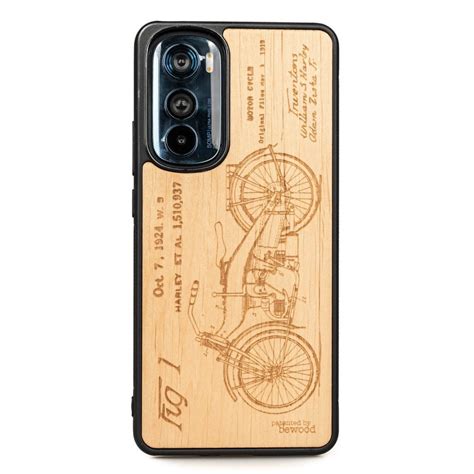 Drewniane Etui Bewood Motorola Edge Harley Patent Aniegre Bewood