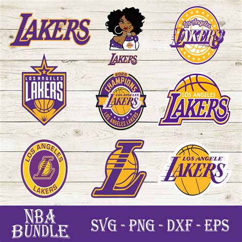 Los Angeles Lakers Bundle Svg Los Angeles Lakers Svg Inspire Uplift