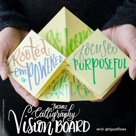 Calligraphy VISION BOARD: Lettering the Life You Want to Create [Live ...