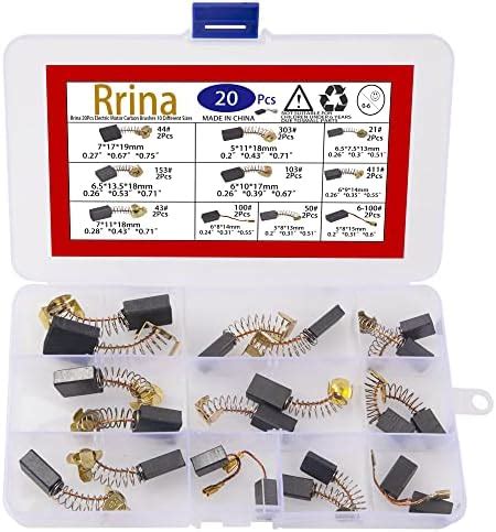 Amazon Rrina Pcs Electric Motor Carbon Brushes Different