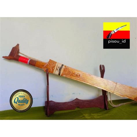 Jual Mandau Khas Dayak Kalimantan Bilah Tempilan Shopee Indonesia