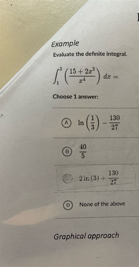 Answered Example Evaluate The Definite Integral Bartleby