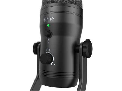 Fifine K Black Cardioid Studio Multi Polar Condenser Microphone