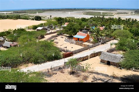 Rameswaram Village And Lost Land Dhanushkodi Boundary Region At Tamil