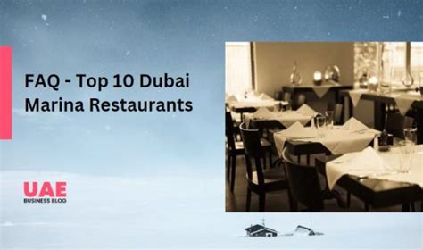 Top 10 Dubai Marina Restaurants - UAE Business Blog