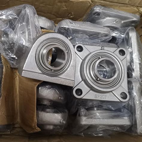 SUCF201 SUCF214 Stainless Steel Pillow Block Bearing SS201 Housing