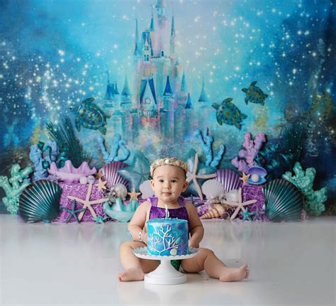 Enchanting Little Mermaid Baby Photoshoot - Fairies and Frogs Photography