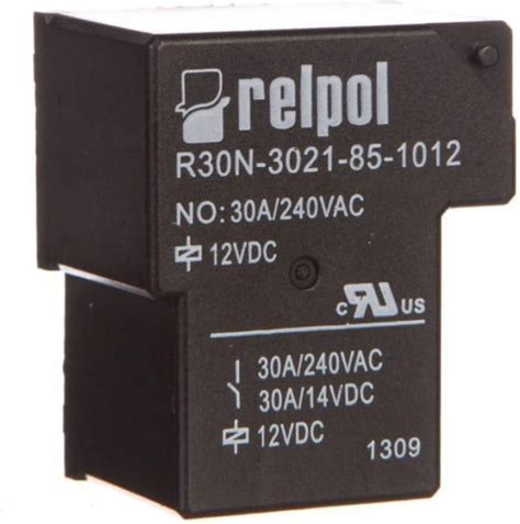 Relpol Przekaźnik Przemysłowy 1Z 30A 12V Dc Pcb R30N 3021 85 1012