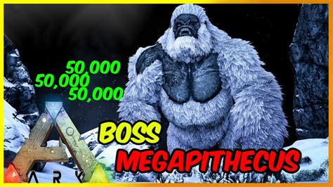 Ark Primal Fear 23 Domei O Macaco Gigante Megapithecus Saga Bosses Youtube