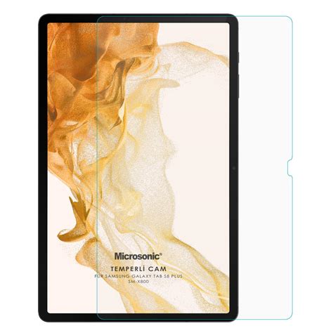 Microsonic Samsung Galaxy Tab S Fe Tempered Glass Cam Ekran Koruyucu