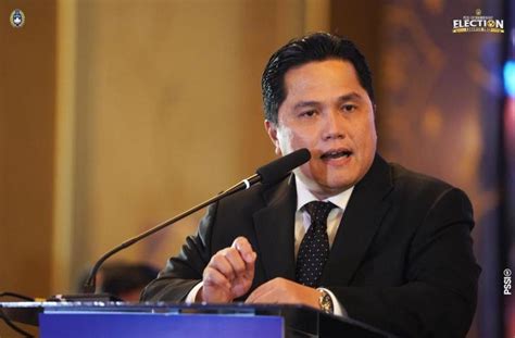 Kampanye Erick Thohir Yang Gagal Ditepati Sebagai Ketum Pssi Yang