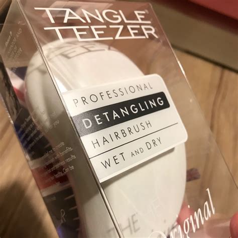 英國 Tangle Teezer 護髮梳大理石白 蝦皮購物