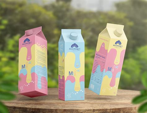 Milk Carton Packaging Design On Behance