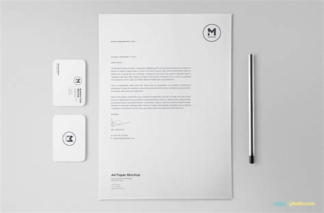 Free Stationery Mockup Set | ZippyPixels