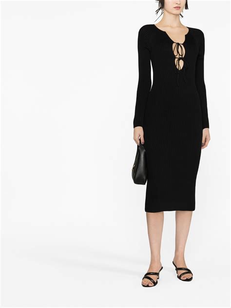 Tom Ford Ribbed Knit Midi Dress Farfetch