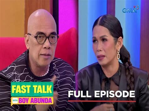 Fast Talk With Boy Abunda Pokwang Nagsalita Na Sa Isyu Ng Hiwalayan