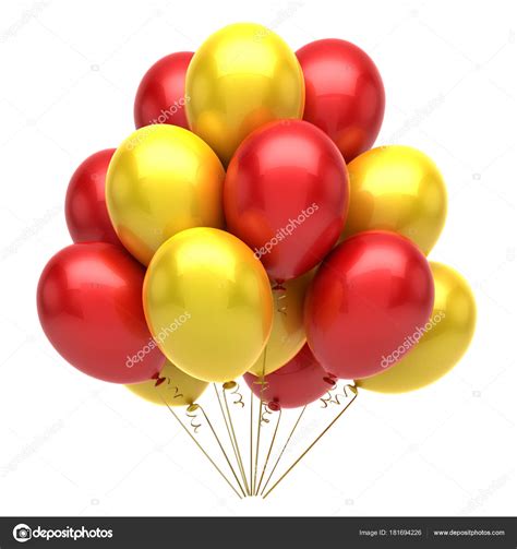 Red & Yellow Balloons Stock Photo by ©md3d 181694226