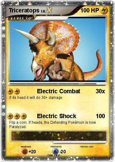 Pokémon Triceratops 113 113 - Electric Combat - My Pokemon Card