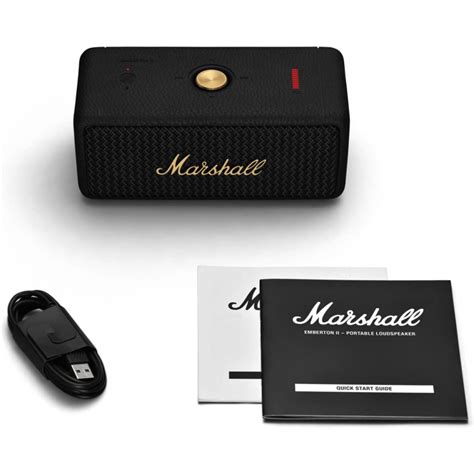Ourfriday | Marshall Emberton II Portable Bluetooth Speaker - Black and ...