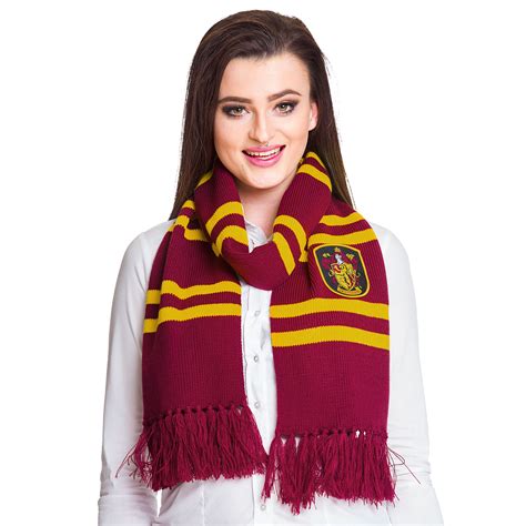 Harry Potter Charpe Gryffondor Tricot E Jaune Rouge Elbenwald