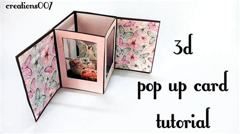 3d Pop Up Album How To Create Pop Up Page Tutorial DIY