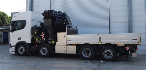 CASSONE FISSO Con GRU FASSI F1650RA 2 28 Su SCANIA R520 B8X2 6NB