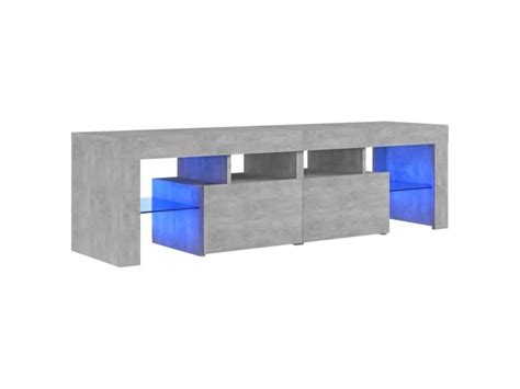 Meuble Tv Avec Lumi Res Led Gris B Ton X X Cm Conforama