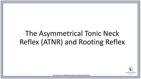 Asymmetric Tonic Neck Reflex