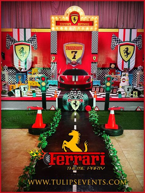 Ferrari Themed 1st Birthday Party Planner In Lahore Pakistan Cars