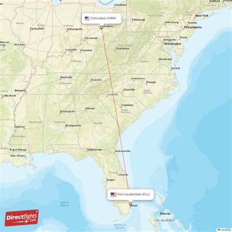 Direct Flights From Columbus To Fort Lauderdale CMH To FLL Non Stop