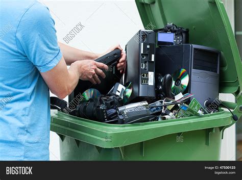 Man Discarding Old Image And Photo Free Trial Bigstock
