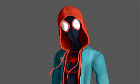 Artstation Miles Morales 3d Model