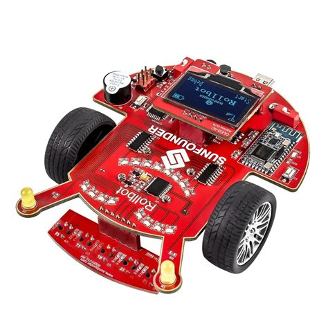 SunFounder SF Rollbot STEM Learning Educational DIY Robot Kit GUI Mixly for Arduino Beginner ...