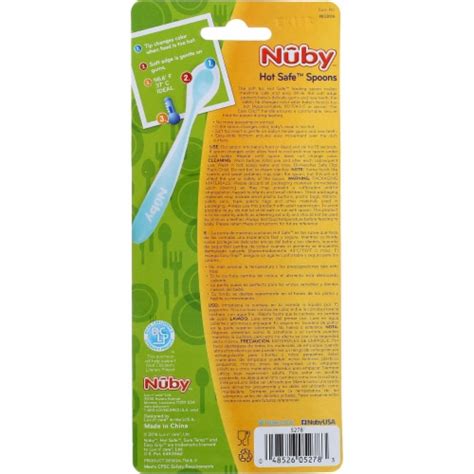 Nuby Hot Safe Feeding Spoons Count Ralphs