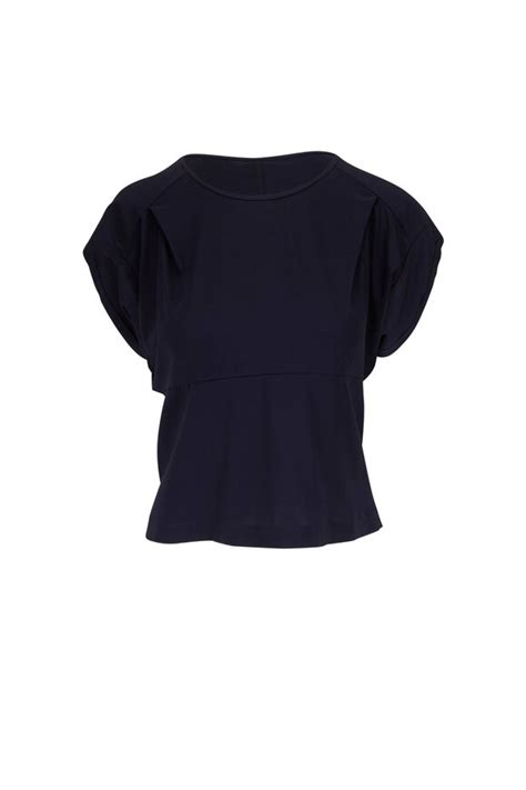 Zero Maria Cornejo Ama Ink Jet Black Silk Top