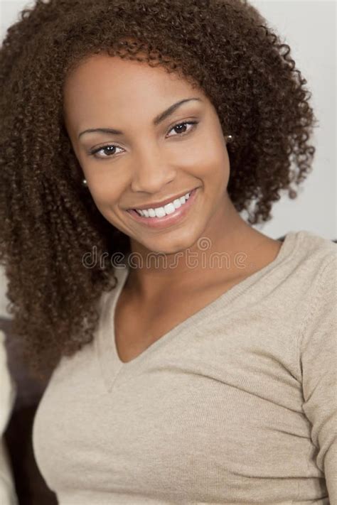 Beautiful Smiling Mixed Race African American Girl A Beautiful Mixed