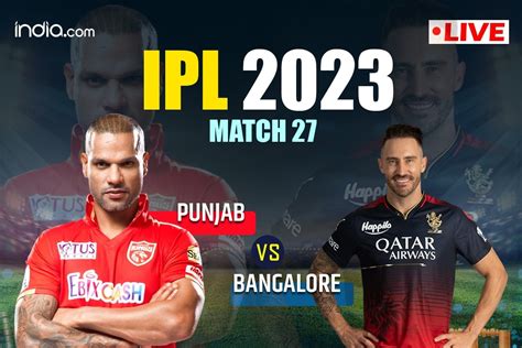 HIGHLIGHTS PBKS Vs RCB IPL 2023 Siraj Sizzles As Bangalore Beat