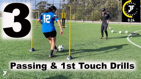 3 Passing First Touch Drills Joner Football YouTube