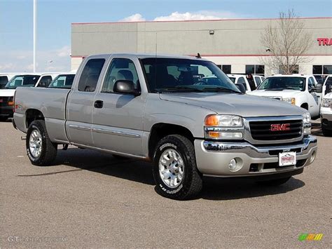 2006 Silver Birch Metallic Gmc Sierra 1500 Sle Extended Cab 4x4 48460477 Car