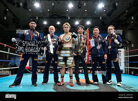 Tokyo Japan 14th Jan 2023 New Champion Jin Sasaki Of Japan Won The