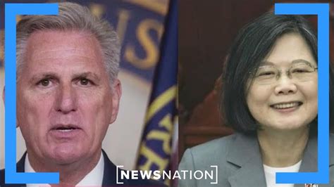 McCarthy Affirms US Support Of Taiwan In Meeting With President Tsai