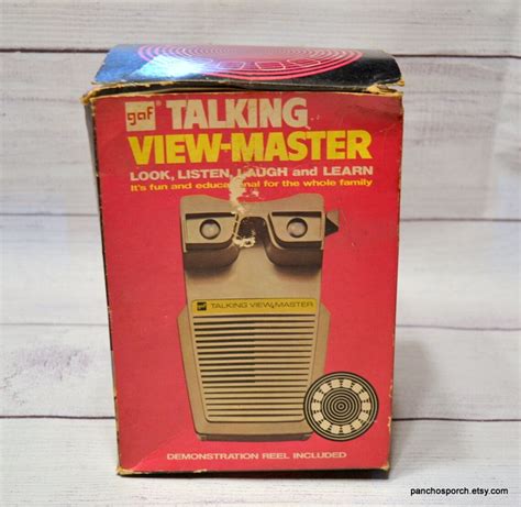 Vintage GAF Talking View Master Original Box 3D Picture Viewer Etsy