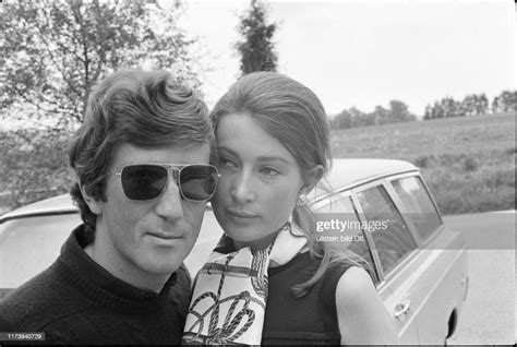 Jochen Rindt, Austrian race driver, with his wife Nina, 1969 Jochen ...