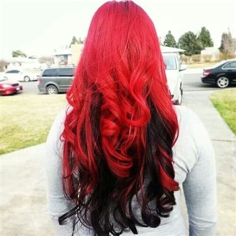 Black And Red Ombre Hair Color Infoupdate Org